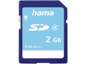Hama SD Card | 2GB | Class 4 | 10mb/s | With Write Protection