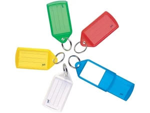 Large Key Fobs (Pack of 50 in Assorted Colours),Large,576914