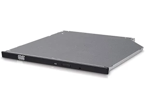 Hitachi-LG GUD1N Internal DVD Drive, Slim 9.5 mm DVD Player/Writer for Laptop/Desktop PC, Windows 10 Compatible, 8x Read/Write Speed - Black