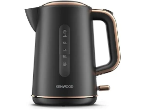 Kenwood Abbey Lux Water Kettle, 360? Swivel Base, Fast Boiling, Removable Filter, Water Capacity 1.7L, ZJP05.C0DG, 3000W, Dark Grey with Rose Gold