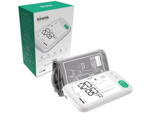 Kinetik Wellbeing Smart Blood Pressure Machine - Bluetooth Arm Blood Pressure Monitors Large Cuff Universal (22-45cm)