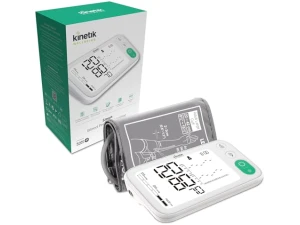 Kinetik Wellbeing Smart Blood Pressure Machine - Bluetooth Arm Blood Pressure Monitors Large Cuff Universal (22-45cm)