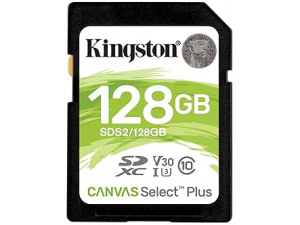 Kingston Canvas Select Plus SD - SDS2/128GB Class 10 UHS-I