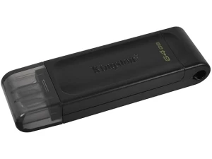 Kingston DataTraveler 70 - DT70/64GB USB-C Flash Drive Black