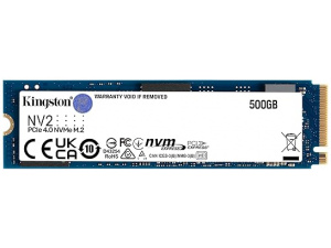 Kingston NV2 NVMe PCIe 4.0 Internal SSD 500GB M.2 2280 - SNV2S/500G