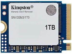 Kingston NV3 NVMe PCIe 4.0 Internal SSD 1TB M.2 2230-SNV3SM3/1T0