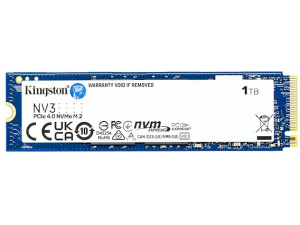 Kingston NV3 NVMe PCIe 4.0 Internal SSD 1TB M.2 2280-SNV3S/1000G
