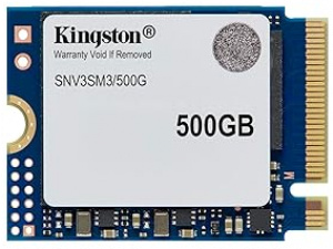 Kingston NV3 NVMe PCIe 4.0 Internal SSD 500GB M.2 2230-SNV3SM3/500G