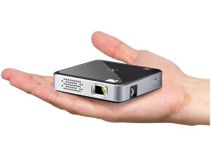 Kodak Ultra Mini Portable Projector -1080p HD support Black LED DLP Rechargeable Pico Projector - 100" Display, Built-in Speaker - HDMI, USB and Micro SD - Compatible with iPhone iPad, Android