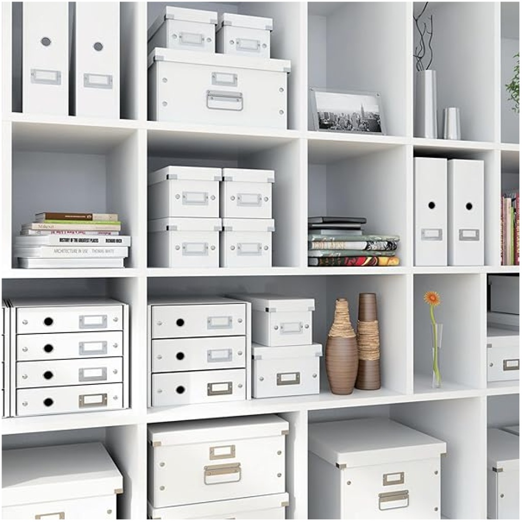 Leitz Magazine File Holder, A4, Cardboard Document Storage Box with ...