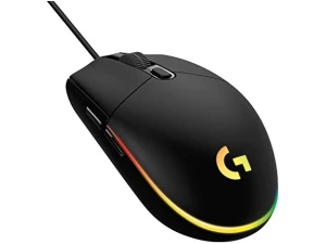 Logitech G203 LIGHTSYNC Gaming Mouse with Customizable RGB Lighting, 6 Programmable Buttons, Gaming Grade Sensor, 8K DPI Tracking, Lightweight - Black