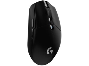 Logitech G305 LIGHTSPEED Wireless Gaming Mouse, HERO 12K Sensor, 12,000 DPI, Lightweight, 6 Programmable Buttons, 250h Battery Life, On-Board Memory, PC/Mac - Black