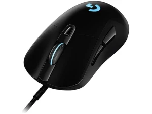 Logitech G403 Hero Wired Gaming Mouse, Hero 16K Sensor, 16000 DPI, RGB Backlit Keys, Adjustable Weights, 6 Programmable Buttons, On-Board Memory, Braided Cable, PC/Mac/Laptop - Black (German)