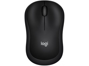 Logitech M220 SILENT Wireless Mouse, 2.4 GHz with USB Receiver, 1000 DPI Optical Tracking, 18-Month Battery, Ambidextrous, Compatible with PC, Mac, Laptop - Black