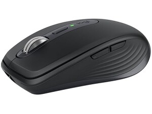 Logitech MX Anywhere 3S Compact Wireless Mouse, Fast Scrolling, 8K DPI Any-Surface Tracking, Quiet Clicks, Programmable Buttons, USB C, Bluetooth, Windows PC, Linux, Chrome, Mac - Graphite