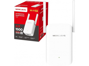 MERCUSYS ME60X WiFi 6 AX1500Mbps Extender and Internet Booster, Gigabit Ethernet Port, TP-Link WiFi Extender, WiFi Booster Range Extender, EasyMesh, Access Point, Repeater, Easy Setup