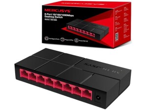 MERCUSYS MS108G 8 Port Gigabit Network Switch, TP-Link Ethernet Switch, Gigabit Switch, Ethernet Splitter, Expand Ethernet Network, Desktop or Wall Mount, Power Saving, Plug & Play