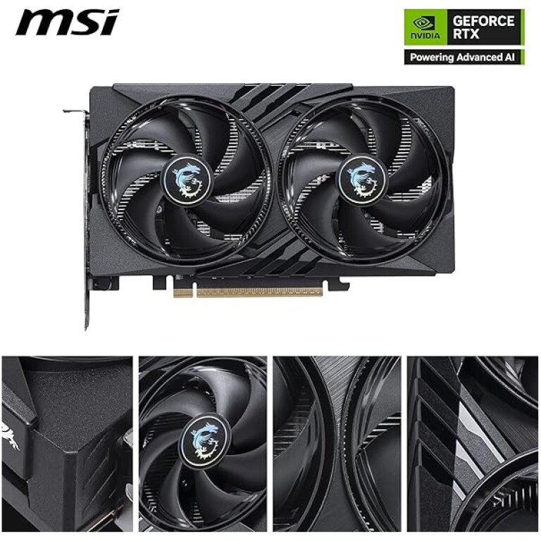MSI GeForce RTX 5050 8G GAMING OC Graphics Card – RTX 5050 GPU, 8GB ...