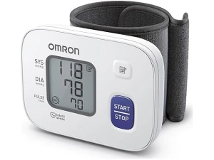 OMRON RS2 Wrist Blood Pressure Monitor - Clinically Validated Wrist Blood Pressure Machine with BP cuff (13.5-21.5 cm) - Wrist BP Monitor with Irregular Heartbeat Detection - 30 Measurements in Memory