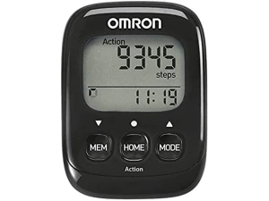 Omron Walking Style IV Step Counter - Pocket Size Pedometer, Active Mode & Calorie Calculation, Large Buttons and Large Display and Highly accurate with 3D sensor.