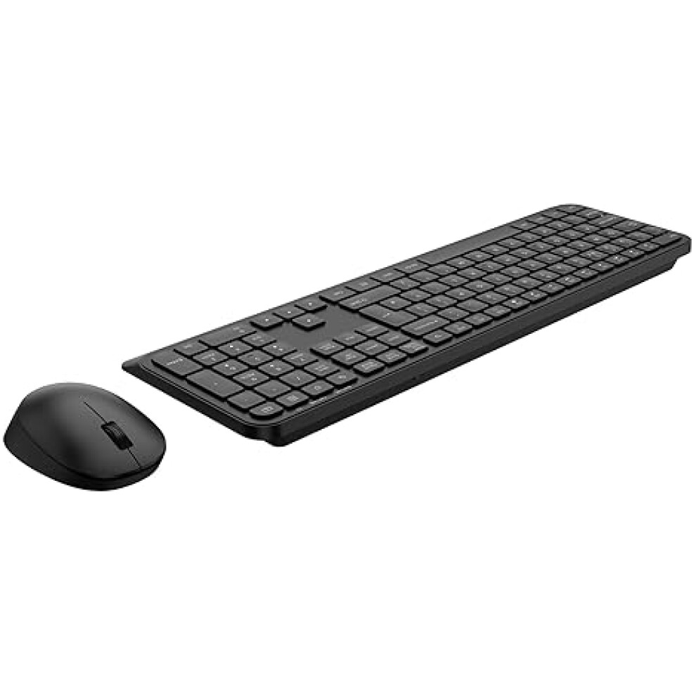 PHILIPS SPT6307B Wireless USB Keyboard- Mouse combo, Low Profile design ...