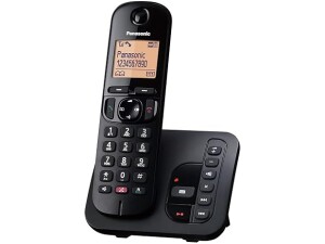 Panasonic KX-TGC260 Digital Cordless Phone: 18-min answering machine, dedicated call block button, an easy-to-read dot-matrix display and a hands-free speakerphone