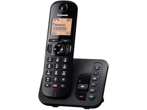 Panasonic KX-TGC260 Digital Cordless Phone: 18-min answering machine, dedicated call block button, an easy-to-read dot-matrix display and a hands-free speakerphone