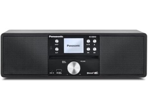 Panasonic SC-DM202EG-K Micro HiFi Compact Stereo System with FM / DAB+ Radio, 24W Output Power, CD/MP3 Player, USB, Bluetooth, Large 2.4" Display, Black