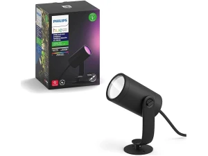 Philips Hue Lily White and Colour Ambiance LED Single Spotlight Extension: Smart Outdoor Lighting for Garden, Works with Alexa, Google Assistant and Apple Homekit
