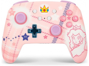 PowerA Enhanced Wireless Controller for Nintendo Switch - Peach, Nintendo Switch - OLED Model, Nintendo Switch Lite, Gamepad, Game Controller, Bluetooth Controller, Officially Licensed
