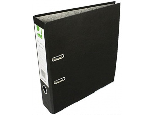 Q-Connect Lever Arch File Paperbacked A4 Black (10 Pack) KF20038