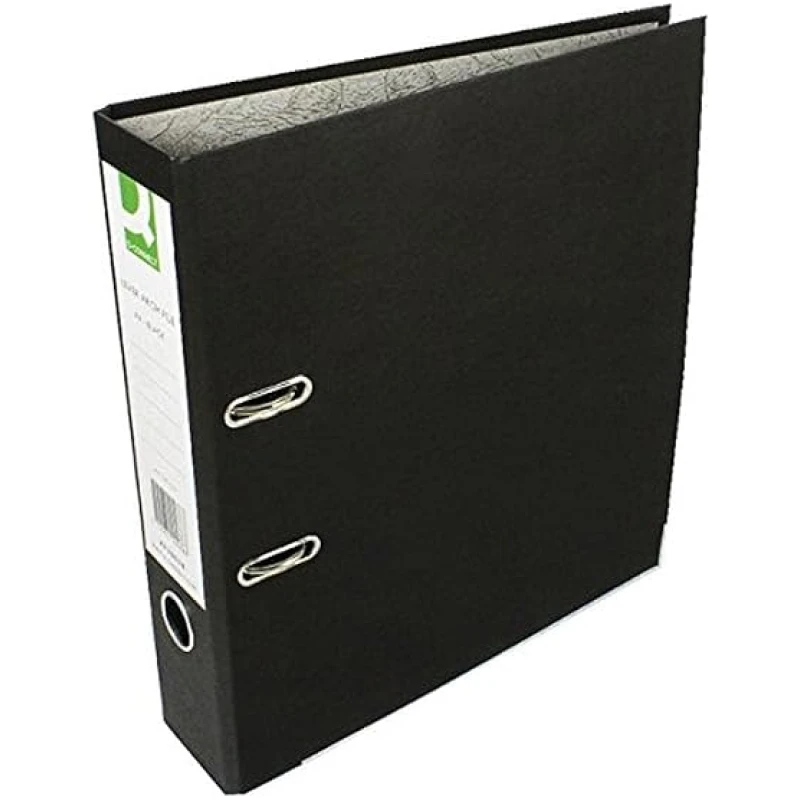 Q-Connect-Lever-Arch-File-Paperbacked-A4-Black-10-Pack-KF20038-B000NM4GWS