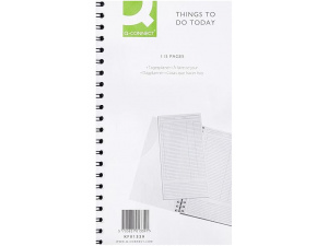 Q-Connect Wirebound Things to Do Today Book 150x280mm