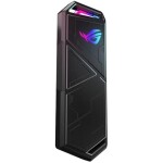 ROG Strix Arion Lite M.2 NVMe SSD Enclosure-USB3.2 GEN2 Type-C, 10Gbps, Aura Sync RGB, USB-C to C Cable, Thermal Pads, PCIe 2280/2260/2242/2230 M key/B+M Key, Screwdriver-Free