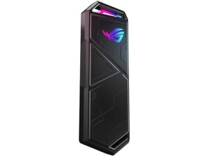 ROG Strix Arion Lite M.2 NVMe SSD Enclosure-USB3.2 GEN2 Type-C, 10Gbps, Aura Sync RGB, USB-C to C Cable, Thermal Pads, PCIe 2280/2260/2242/2230 M key/B+M Key, Screwdriver-Free