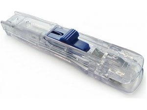 Rapesco RC6008SS Supaclip 60 See Through Heavy Duty Dispenser and 8 Stainless Steel Clips