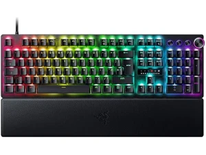 Razer Huntsman V3 Pro 8KHz - Full Size PC Gaming Keyboard - 8KHz HyperPolling - Analog Optical Switches - actuation 0,1-4,0mm - Snap Tap - Rapid Trigger - QWERTZ UK Layout | Black