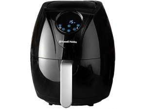 Russell Hobbs Compact Rapid Digital Air Fryer 3.5L [4 Cooking Functions] Energy Saving, Dishwasher Safe parts, Touch screen, Removable basket, Timer, Max Temp 200°C, No oil, Grill, Bake, 27350