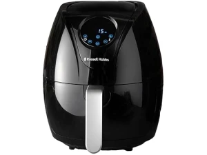 Russell Hobbs Compact Rapid Digital Air Fryer 3.5L [4 Cooking Functions] Energy Saving, Dishwasher Safe parts, Touch screen, Removable basket, Timer, Max Temp 200?C, No oil, Grill, Bake, 27350