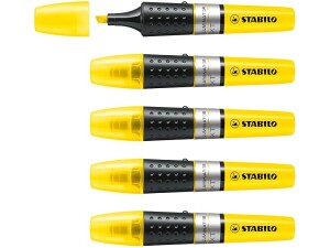 STABILO LUMINATOR - Highlighter - Pack of 5 - Yellow