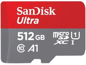 SanDisk 512GB Ultra microSDXC card + SD adapter, Memory card Full HD, up to 150 MB/s, For smartphones and Tablets, with A1 App Performance, UHS-I, Class 10, U1