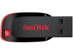 SanDisk 64 GB Cruzer Blade USB 2.0 Flash Drive - Black