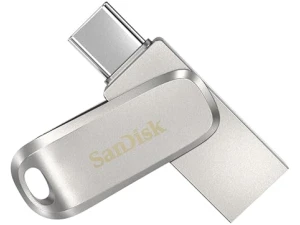 SanDisk Ultra Dual Drive Luxe 32GB USB Type-A and USB Type-C Flash Drive