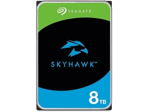 Seagate SkyHawk 8TB, Video Internal Hard HDD, 3.5", SATA 6Gb/s, 256MB Cache, for DVR NVR Security Camera System, with in-house Data Rescue Services, FFP (ST8000VXZ10)
