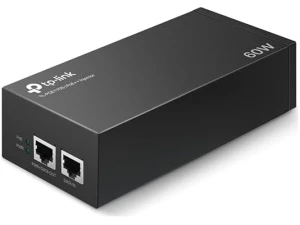 TP-Link 802.3at/af Gigabit PoE Injector | Non-PoE to PoE Adapter | supplies up to 60 W| Plug & Play | Desktop/Wall-Mount | Distance Up to 100m (PoE170S)