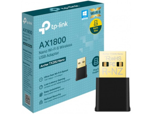 TP-Link Archer TX20U Nano AX1800Mbps WiFi 6 Wireless MU-MIMO USB Adapter, Fast WiFi Dongle, Dual-Band Wireless USB Adapter for PC, Lower Latency Gameplay, Improved Security