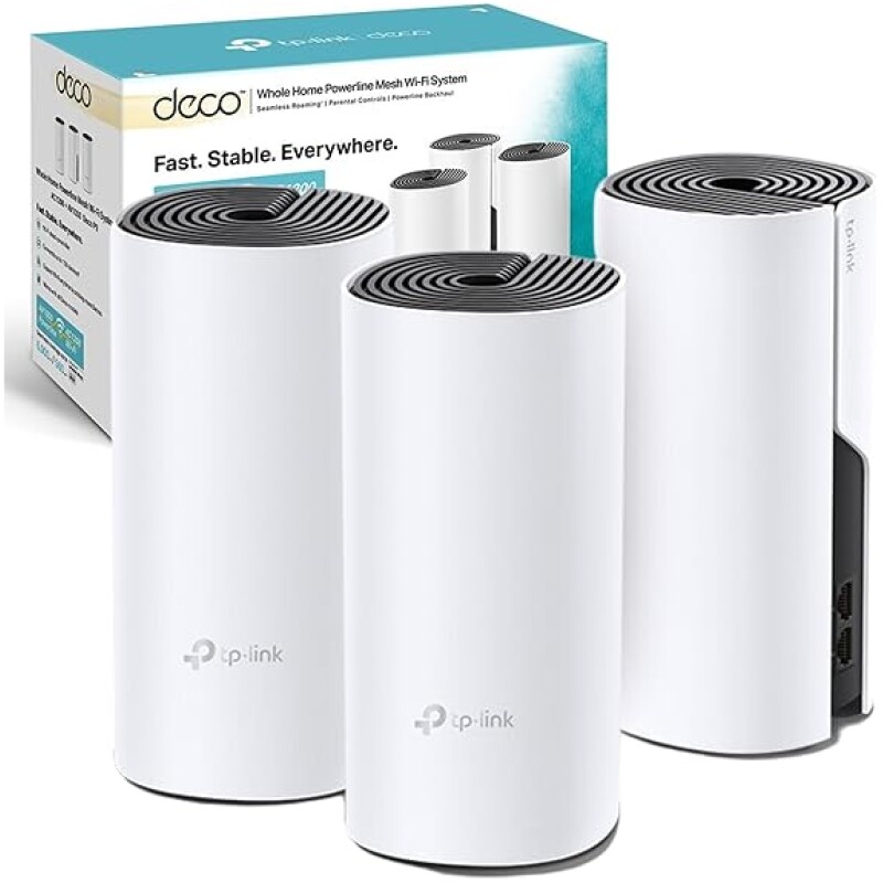 TP-Link-Deco-P93-pack-AC1200Mbps-Whole-Home-Powerline-Mesh-WiFi-System-Up-to-6000-Sq-ft-Coverage-Dual-Band-WiFi-Boos-B07XSBGP7G