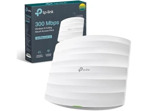 TP-Link EAP110 N300 Access Point, Wireless Access Points, Support Passive PoE,Vlan, Direct Current, Omada Mesh, Easily Mount to Wall or Ceiling, Cloud centralized management, Free Controller Software
