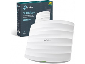 TP-Link EAP115 N300 Wireless Access Point, 300Mbps Access Points Support PoE 802.3af and Direct Current, Omada Mesh, Easy Setup, Centralized Cloud Management, Easily Mount to Wall or Ceiling