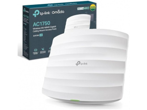 TP-Link EAP265 HD Access Point, AC1750 Wireless Access Points, Dual-Band WiFi MU-MIMO Gigabit Ceiling Mount, Omada Mesh, Easily Mount to Wall or Ceiling, Free EAP Controller Software